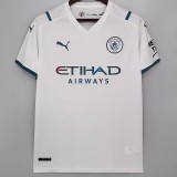 21-22 Man City  Away Fans Soccer Jersey