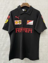 2025 F1 Ferrari New Pattern Black Short Sleeve Racing Suit