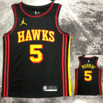 HAWKS MURRAY #5 Black Top Quality Hot Pressing NBA Jersey (Trapeze Edition) HAWKS MURRAY #5 Black Top Quality Hot Pressing NBA Jersey (Trapeze Edition)