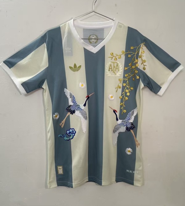 25-26 Argentina Embroidered Version Soccer Jersey