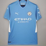 21-22 Man City  Home Fans Soccer Jersey
