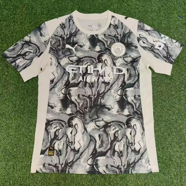 25-26 Man City Special Edition Fans Soccer Jersey (马年)