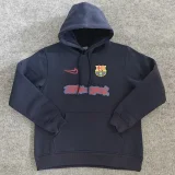 25-26 BAR Royal blue Hoody (加绒)彩标