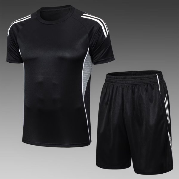 2025 No Label Player Version Training Short Suit —Black黑色 无标