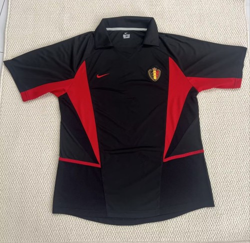 2002 Belgium Away Retro Soccer Jersey
