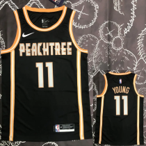 HAWKS YOUNG #11 Black Top Quality Hot Pressing NBA Jersey HAWKS YOUNG #11 Black Top Quality Hot Pressing NBA Jersey