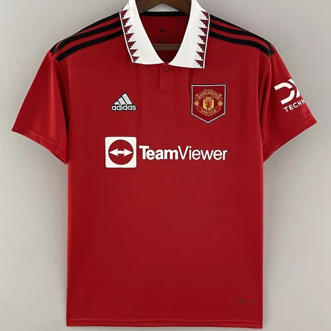22-23 Man Utd Home Fans Soccer Jersey
