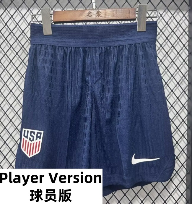 2026 USA Home Player Version Shorts Pants (球员短裤)