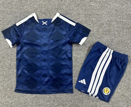 2026 World Cup Scotland Home Kids Soccer Jersey