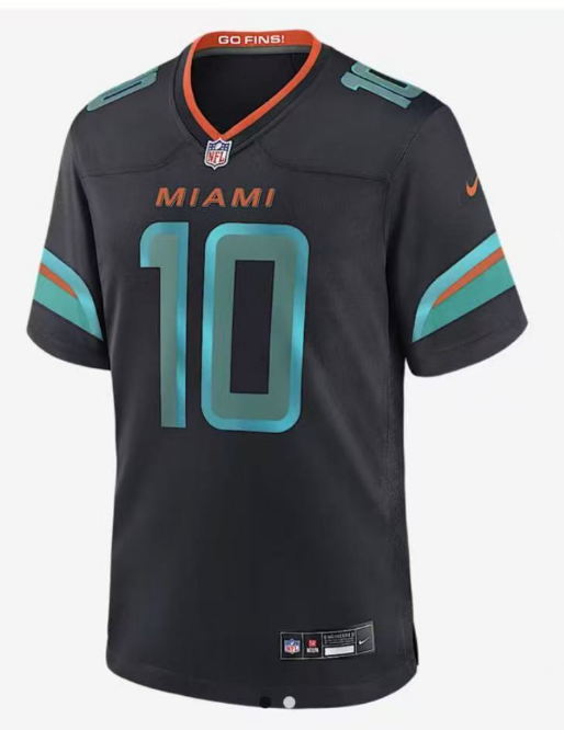 2025 NFL Miami Dolphins New Pattern Jersey