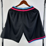23-24 HEAT Black South Coast Top Quality NBA Pants