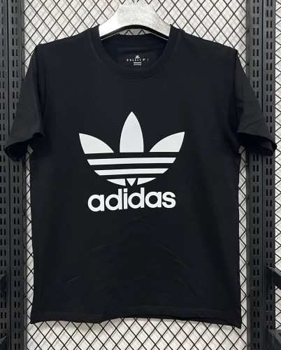 2026 AD Black High Quality Pure Cotton Casual T-Shirt