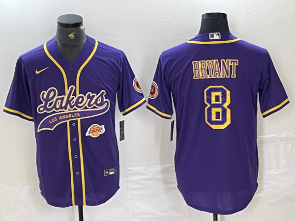 2025 MLB Los Angeles Lakers New Pattern Jersey
