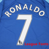 2008-2009 Man Utd Home Long Sleeves Retro Soccer Jersey