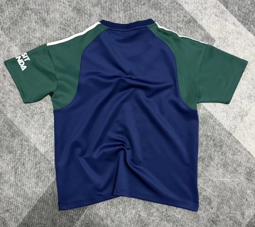 26-27 ARS Blue Short sleeves Loose And Thickened Hoody