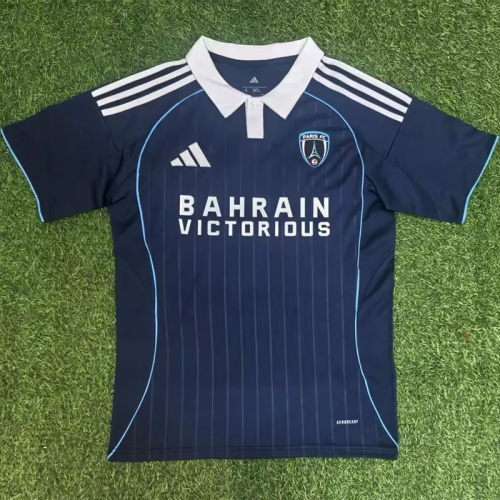 25-26 Paris FC Home Fans Soccer Jersey
