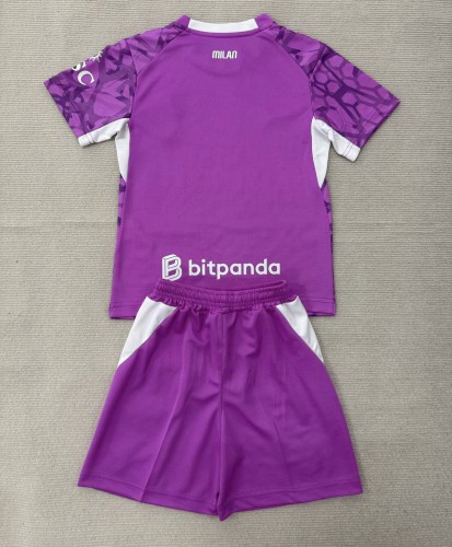 26-27 ACM Pink Goalkeeper Kids Soccer Jersey