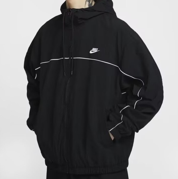 2025 New NK Black Windbreaker