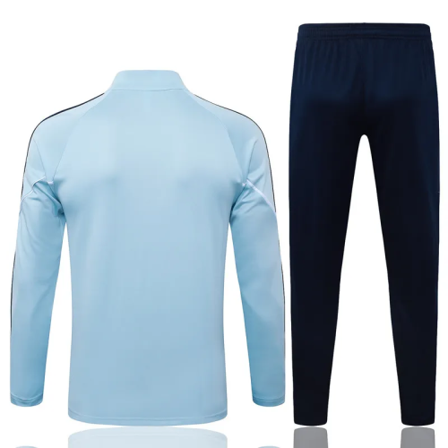 25-26 Man City High Quality Half Pull Tracksuit