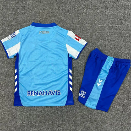 25-26 Málaga Home Kids Soccer Jersey