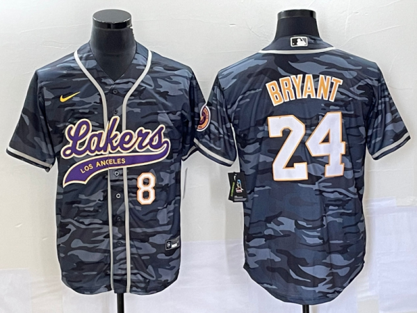 2025 MLB Los Angeles Lakers New Pattern Jersey