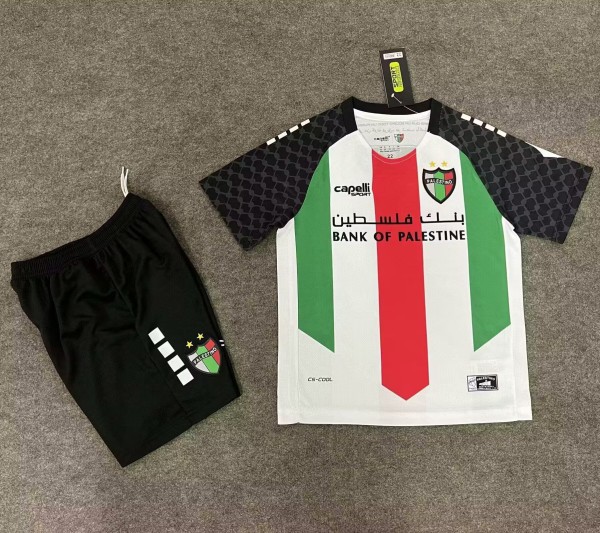 25-26 Palestine Home Kids Soccer Jersey