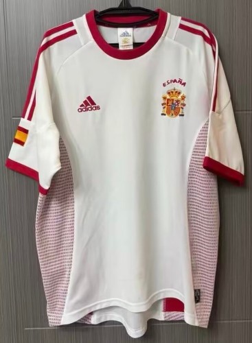 2002 Spain Away Retro Soccer Jersey