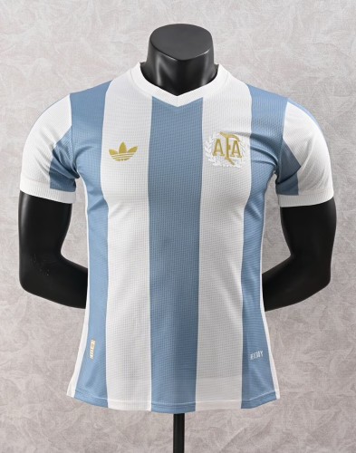 24-25 Argentina 50th Commemorative Edition Player Version Soccer Jersey