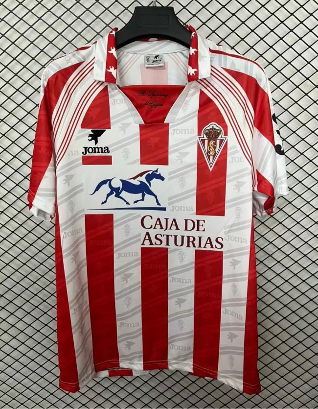 1995-1996 Gijon Home Retro Soccer Jersey