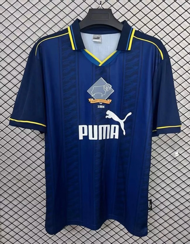1995-1996 Derby County Away Retro Soccer Jersey