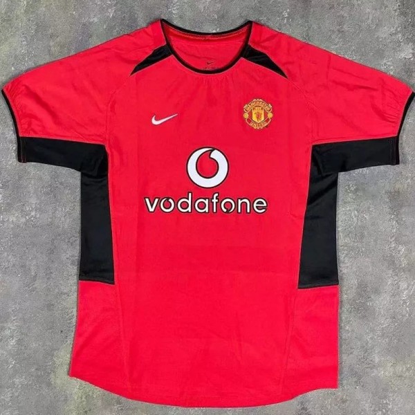 2002-2004 Man Utd Home Retro Soccer Jersey