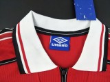 1998-1999 Man Utd Home Retro Soccer Jersey Shirt