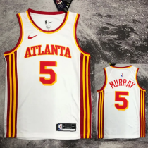 HAWKS MURRAY #5 White Top Quality Hot Pressing NBA Jersey HAWKS MURRAY #5 White Top Quality Hot Pressing NBA Jersey