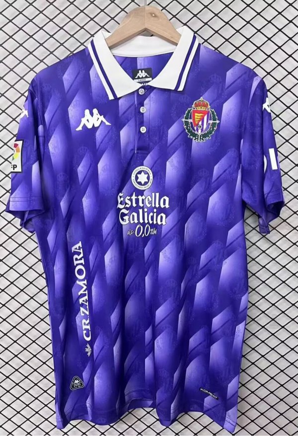 26-27 Real Valladolid Retro Version Fans Soccer Jersey