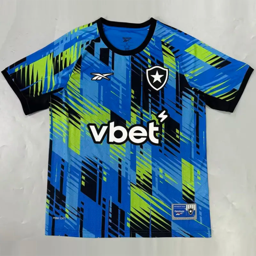 25-26 Botafogo Blue Goalkeeper Soccer Jersey