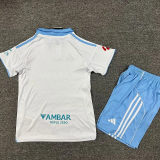 25-26 Zaragoza Home Kids Soccer Jersey
