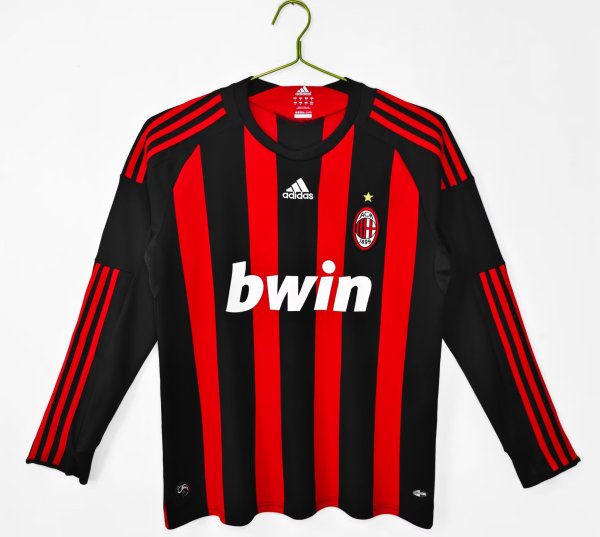 2008-2009 ACM Home Long Sleeve Retro Soccer Jersey