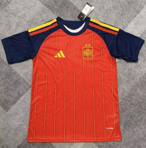 2026 World Cup Spain Home Fans Soccer Jersey (With 2 Star)*两颗星
