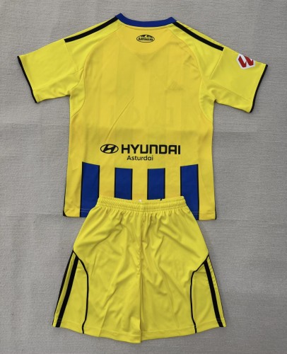 25-26 Real Oviedo Away Kids Soccer Jersey
