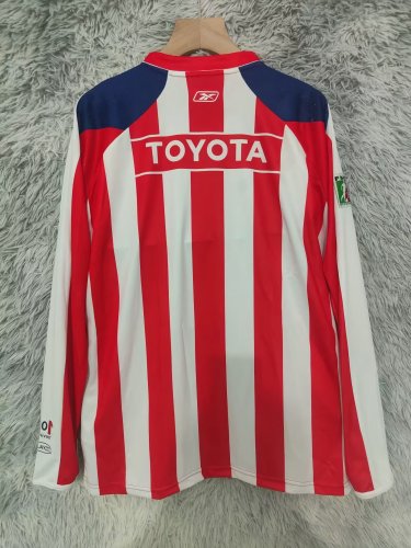 2006-2007 Chivas Home Long Sleeve Retro Soccer Jersey