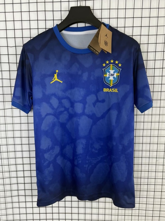 26-27 Brazil Blue Special Edition Fans Soccer Jersey