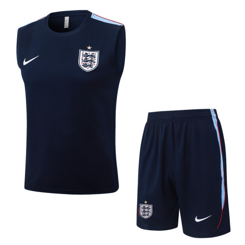 26-27 England High Quality Tank Top And Shorts Suit