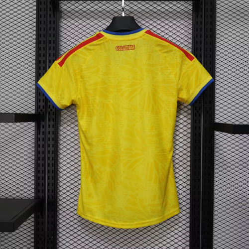 2026 World Cup Colombia Home Women Player Version Soccer Jersey (女)