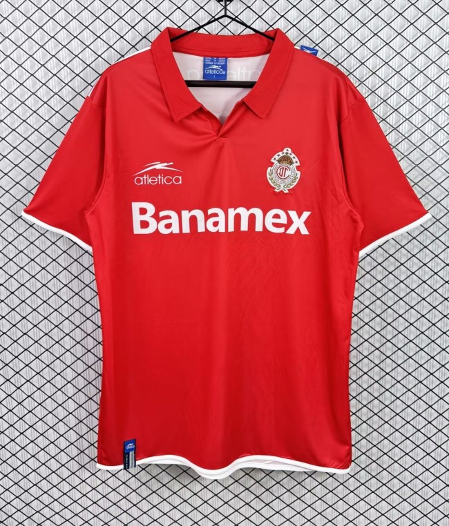 2003-2004 Toluca Home Retro Soccer Jersey