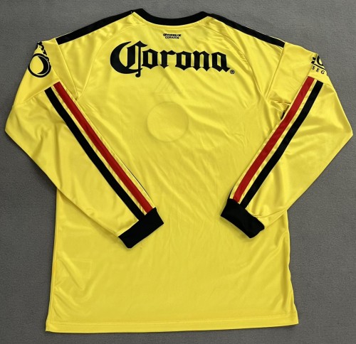 26-27 Club America Home Long Sleeve Fans Soccer Jersey (长袖)