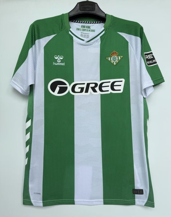 25-26 Real Betis Home Fans Soccer Jersey