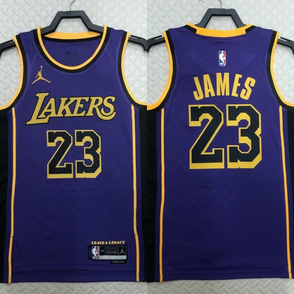 2023 Lakers Top Quality Hot Pressing NBA Jersey