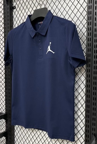 2026 Jordan Dark blue High Quality Polo Short Sleeve