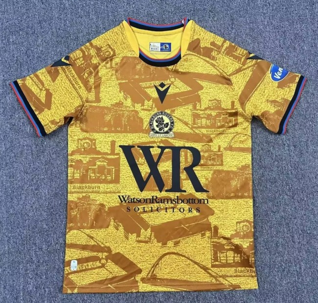 25-26 Blackburn Third Fans Soccer Jersey