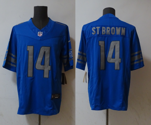 2025 NFL Lions New Pattern Jersey